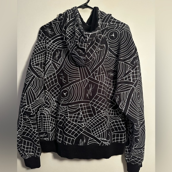 Two Jordan Hoodie with Spider-Like Graphics - Picture 5 of 14